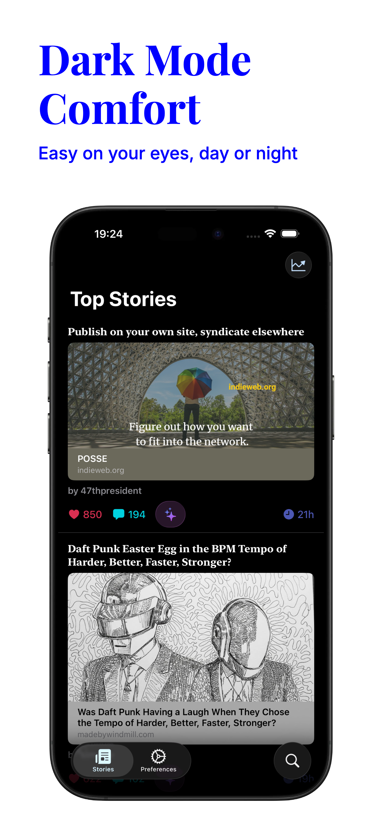 Hack The News - Dark Mode