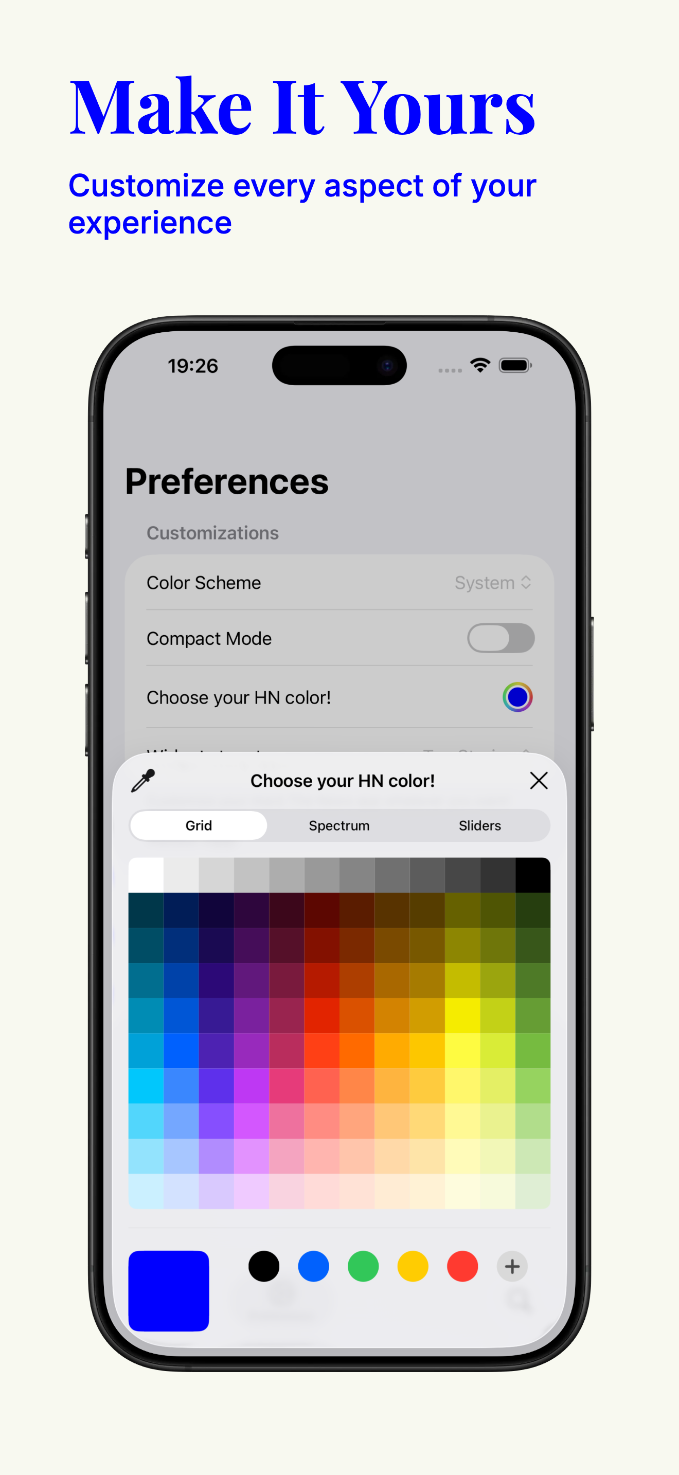 Hack The News - Customization